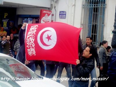 Drapeau de Tunisie - Mon Drapeau