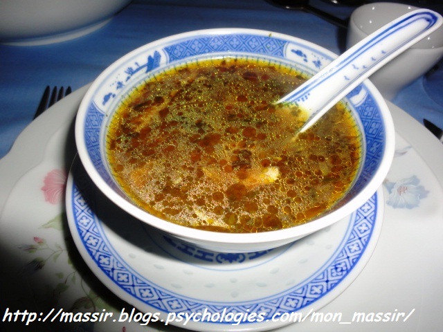 Soupe chinoise au poulet 01