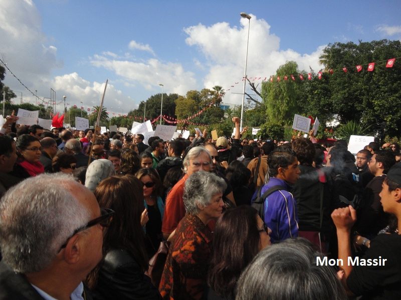 Bardo - Sit-in des universitaires 00