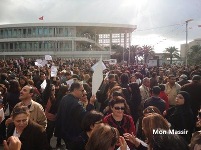 Bardo - Sit-in des universitaires 33