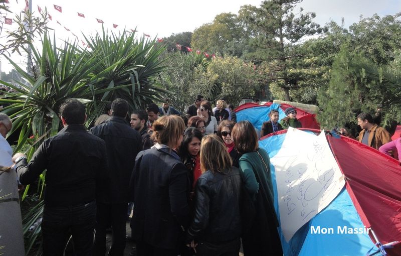 Bardo - Sit-in des universitaires 63